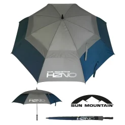 Sun Mountain Golf Sun Mountain H2NO Umbrella - Navy/Grey