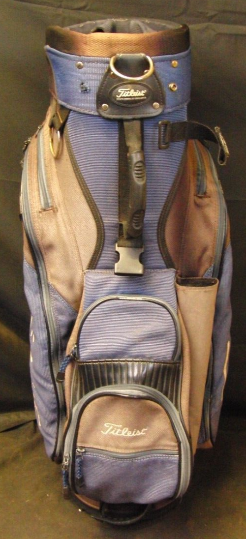 Vintage 8 Division Titleist Tour Cart Trolley Golf Clubs Bag 4 Vintage 8 Division Titleist Tour Cart Trolley Golf Clubs Bag - Image 2