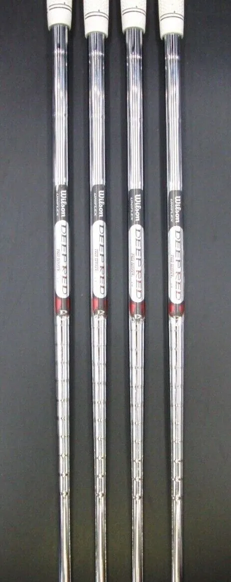 Set 7 X Wilson Deep Red Maxx Irons 4-PW Uniflex Steel Shafts Lamkin Golf Grips 8 Set 7 X Wilson Deep Red Maxx Irons 4-PW Uniflex Steel Shafts Lamkin Golf Grips - Image 6