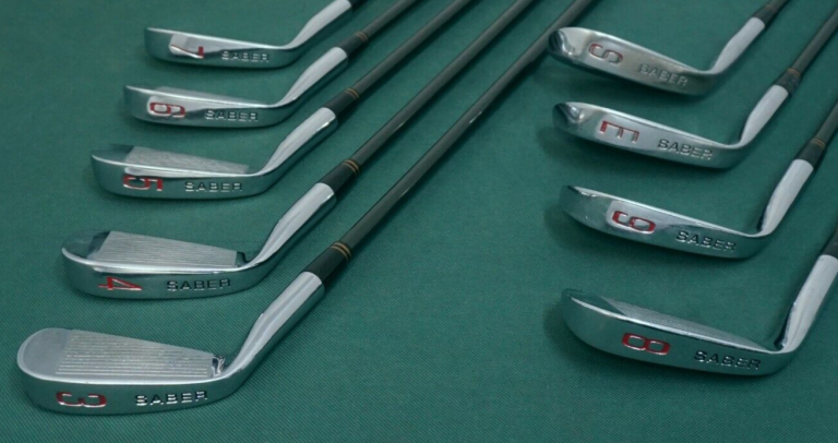 Collectors Set Of 9 X Ben Hogan Saber Forged GS Irons 3-SW Regular Graphite 6 Collectors Set Of 9 X Ben Hogan Saber Forged GS Irons 3-SW Regular Graphite - Image 4