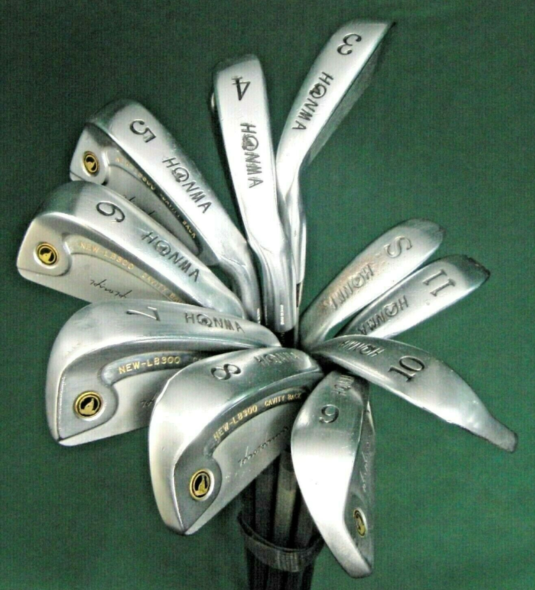 Set Of 10 X Honma LB-300 New Irons 3-SW Stiff Graphite Shafts Honma Grips 3 Set Of 10 X Honma LB-300 New Irons 3-SW Stiff Graphite Shafts Honma Grips