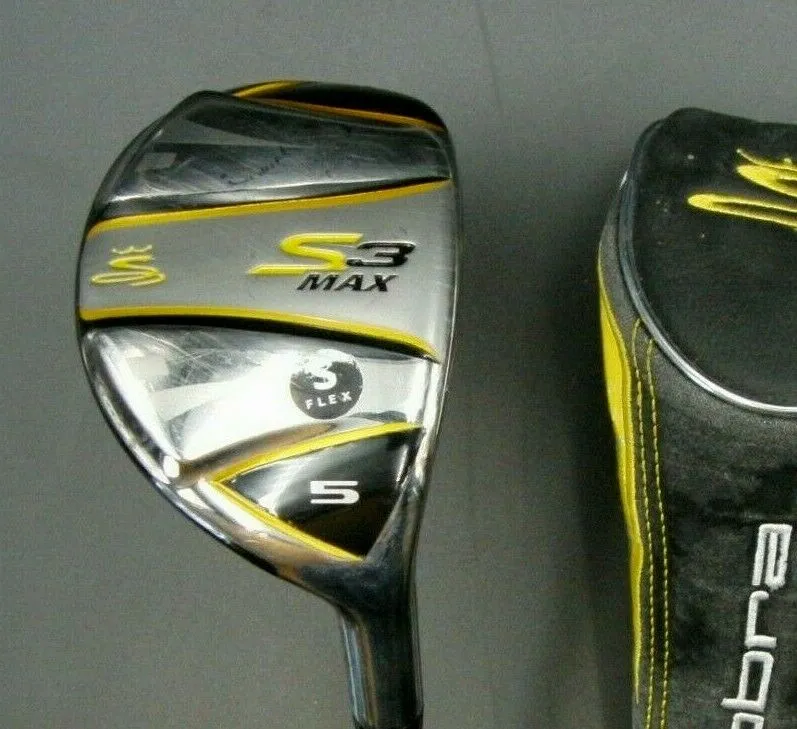 Cobra S3 Max 5 Hybrid Stiff Graphite Shaft Cobra Grip With Head Cover 3 Cobra S3 Max 5 Hybrid Stiff Graphite Shaft Cobra Grip With Head Cover