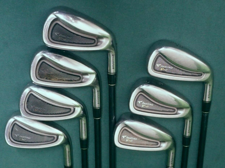 Set 7 X Bridgestone TourStage ViQ Irons 5-PW + P/S Gap Regular Graphite Shafts 4 Set 7 X Bridgestone TourStage ViQ Irons 5-PW + P/S Gap Regular Graphite Shafts - Image 2