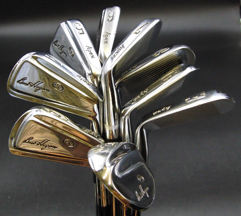 Set Of 9 X Ben Hogan PC Apex Irons 3-SW Stiff Steel Shafts Hogan Grips 3 Set Of 9 X Ben Hogan PC Apex Irons 3-SW Stiff Steel Shafts Hogan Grips