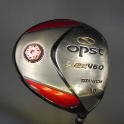 Japanese Opst LEX460 Titanium 10º Driver Senior Graphite Shaft Opst Grip