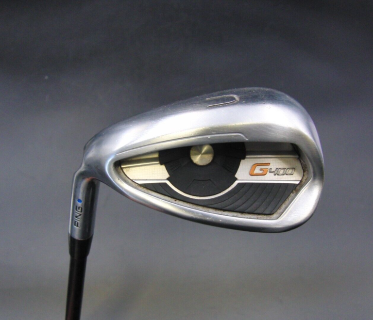 Left-Handed Ping G400 Blue Dot Gap Wedge Senior Graphite Shaft Golf Pride Grip 3 Left-Handed Ping G400 Blue Dot Gap Wedge Senior Graphite Shaft Golf Pride Grip