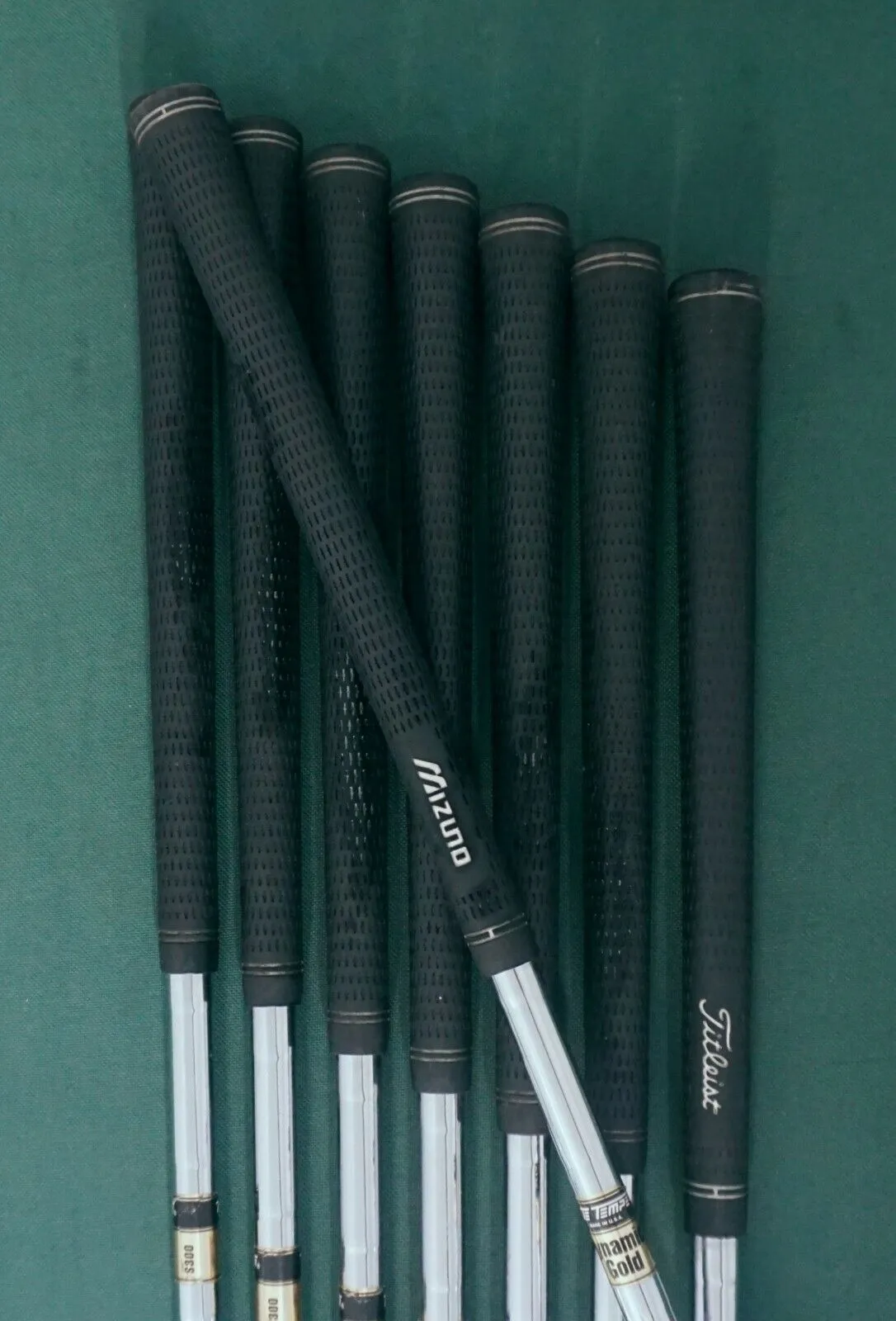 Set Of 8 X Mizuno MP32 GF Forged Irons 3-PW Stiff Steel Shafts Mixed Grips 8 Set Of 8 X Mizuno MP32 GF Forged Irons 3-PW Stiff Steel Shafts Mixed Grips - Image 6