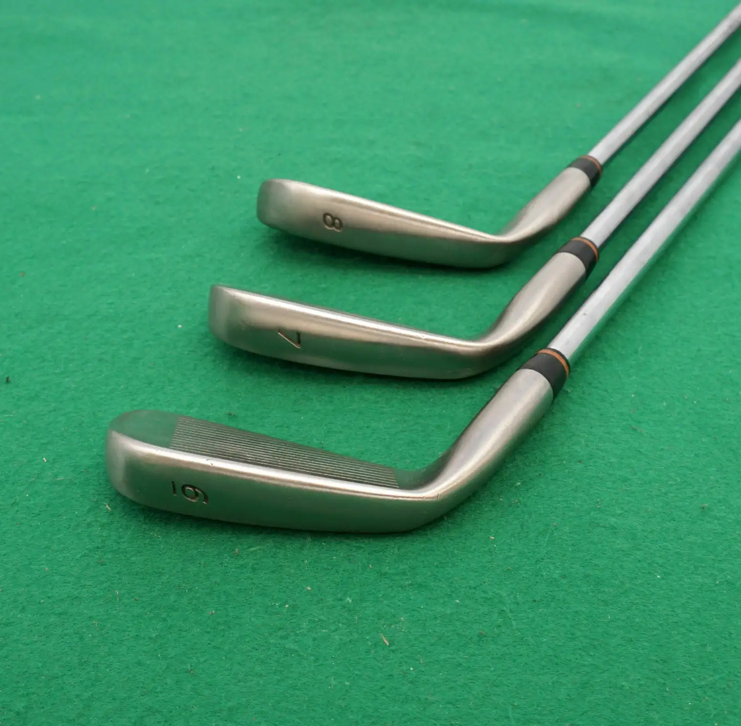 Set Of 3 X TaylorMade Firesole Irons 6-8 Stiff Steel Shafts TaylorMade Grips 6 Set Of 3 X TaylorMade Firesole Irons 6-8 Stiff Steel Shafts TaylorMade Grips - Image 4