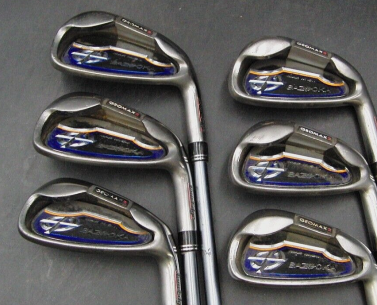 Set Of 6 X TourEdge Geomax 2 Bazooka Irons 5-PW Regular Graphite Shafts 4 Set Of 6 X TourEdge Geomax 2 Bazooka Irons 5-PW Regular Graphite Shafts - Image 2