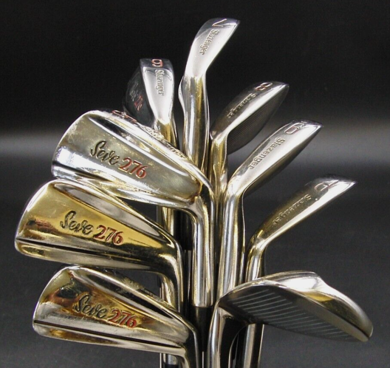 Set Of 9 X Slazenger Seve Ballesteros 276 Irons 3-SW Regular Steel Shafts 3 Set Of 9 X Slazenger Seve Ballesteros 276 Irons 3-SW Regular Steel Shafts