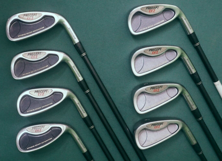 Set Of 8 X Bridgestone Precept EV2 Irons 4-SW Stiff Graphite Shafts 4 Set Of 8 X Bridgestone Precept EV2 Irons 4-SW Stiff Graphite Shafts - Image 2