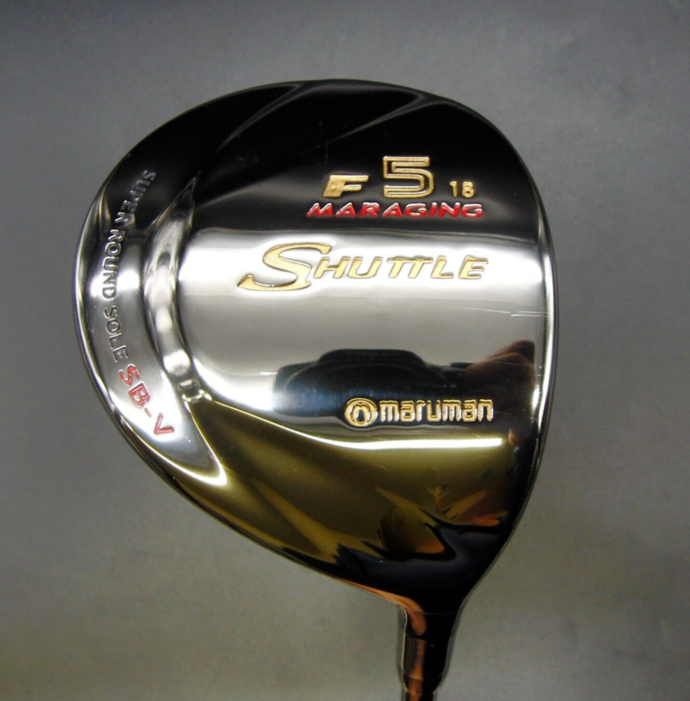 Japanese Maruman Shuttle Maraging SB-V F 18° 5 Wood Regular Graphite Shaft 3 Japanese Maruman Shuttle Maraging SB-V F 18° 5 Wood Regular Graphite Shaft