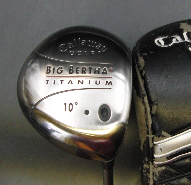 Callaway Big Bertha Titanium 10° Driver Regular Graphite Shaft Win Xi7 Grip +H/C 3 Callaway Big Bertha Titanium 10° Driver Regular Graphite Shaft Win Xi7 Grip +H/C