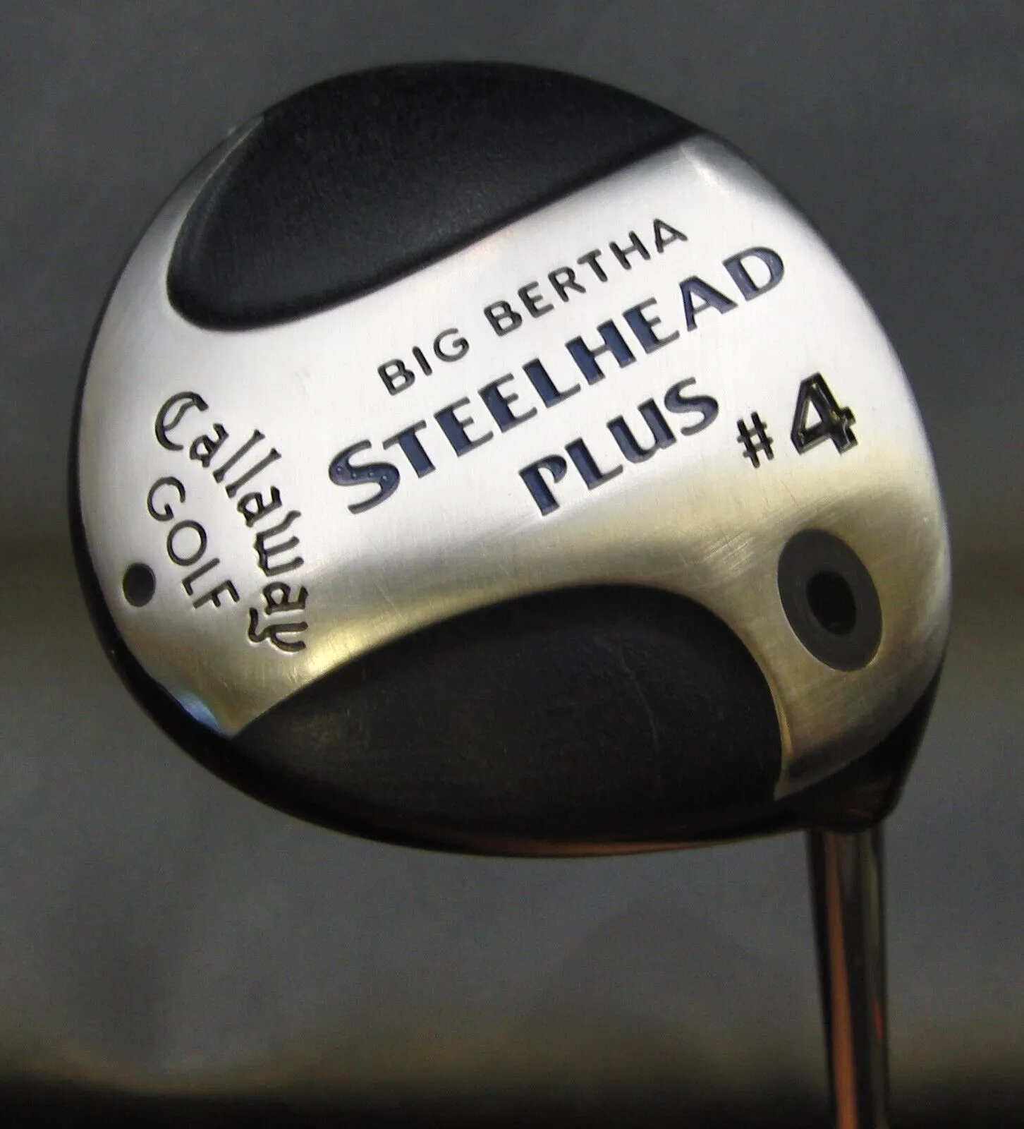 Callaway Big Bertha SteelHead Plus 4 Wood Firm Graphite Shaft Callaway Grip 3 Callaway Big Bertha SteelHead Plus 4 Wood Firm Graphite Shaft Callaway Grip