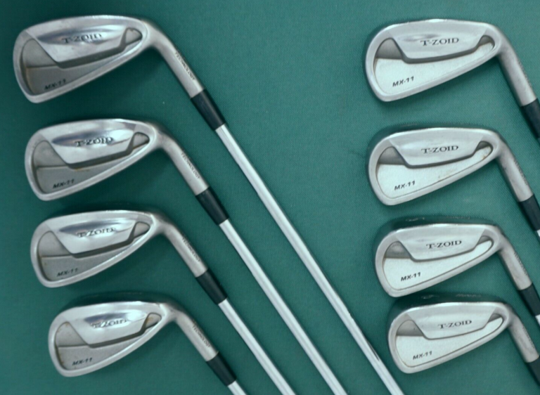 Set Of 8 X Mizuno MX11 T-Zoid Irons 3-PW Regular Steel Shafts Mizuno Grips 4 Set Of 8 X Mizuno MX11 T-Zoid Irons 3-PW Regular Steel Shafts Mizuno Grips - Image 2