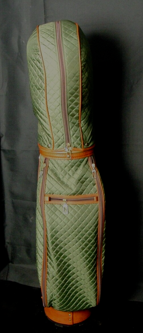 5 Division Westbery Tour Cart Trolley Olive Green Quilted Golf Clubs Bag 5 5 Division Westbery Tour Cart Trolley Olive Green Quilted Golf Clubs Bag - Image 3