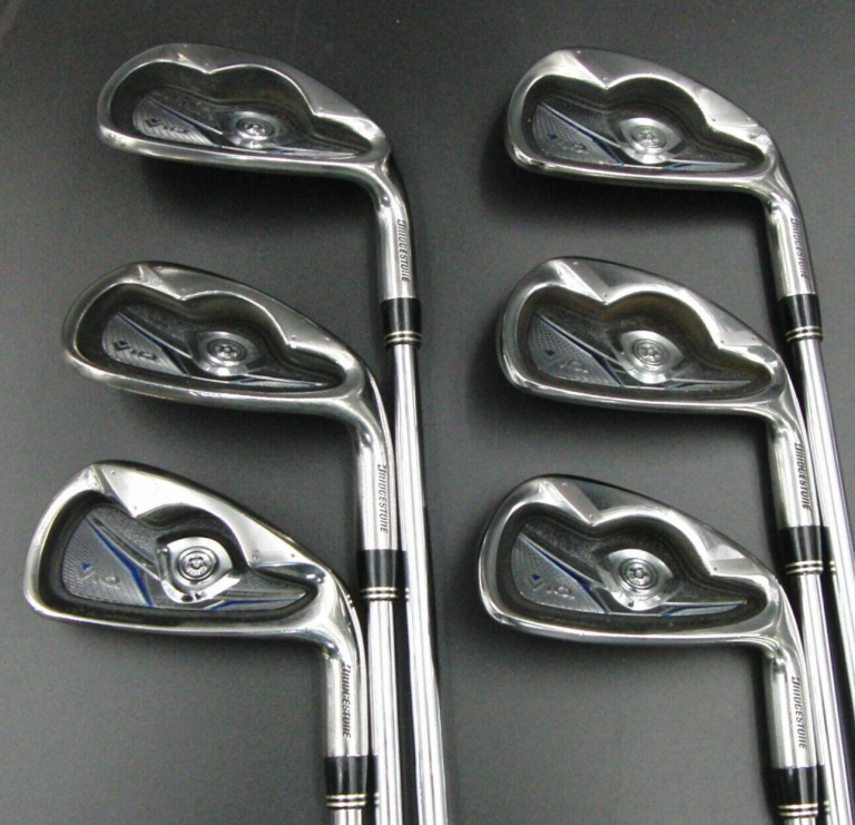 Set 6 X Bridgestone TourStage ViQ Irons 5-PW Stiff Steel Shafts 4 Set 6 X Bridgestone TourStage ViQ Irons 5-PW Stiff Steel Shafts - Image 2