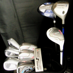 Slagenger, Capri, Fazer, & Dunlop Ladies Set Of Fazer X5 6-SW +Driver +3 Wood + 21º Hybrid +Putter +Bag