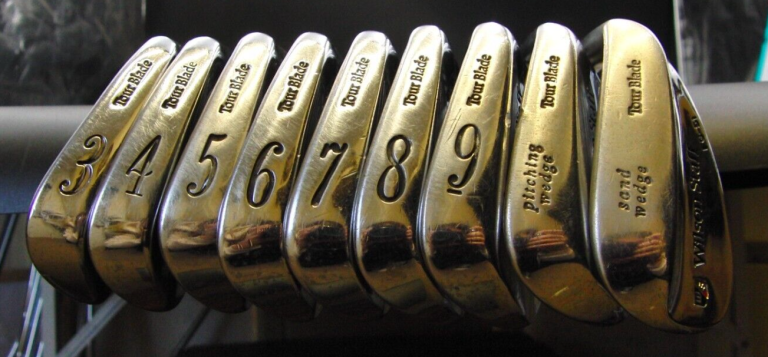 Set Of 9 X Wilson Staff FG-51 Irons 3-SW Stiff Steel Shafts Wilson Staff Grips 6 Set Of 9 X Wilson Staff FG-51 Irons 3-SW Stiff Steel Shafts Wilson Staff Grips - Image 4