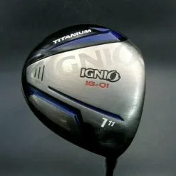 Japanese Ignio Titanium IG-01 11° 1 Driver Stiff Graphite Shaft Ignio Grip