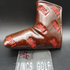 Luxury PSYKO GOLF Embroidered Vintage Look Genuine Leather Putter Head Cover -Clubs Sales Shop 32 2261d9cd ddb5 4372 9170 5870580f79d6