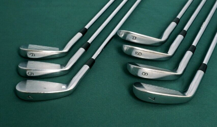 Set Of 7 X Orka RS5 Tour Studio Irons 4-PW Stiff Steel Shafts Mixed Grips 6 Set Of 7 X Orka RS5 Tour Studio Irons 4-PW Stiff Steel Shafts Mixed Grips - Image 4