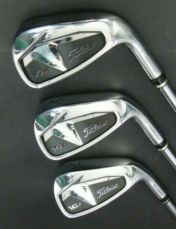 Set Of X Titleist VG3 Forged Irons 5-PW Regular Steel Shafts Golf Pride Grips 5 Set Of X Titleist VG3 Forged Irons 5-PW Regular Steel Shafts Golf Pride Grips - Image 3
