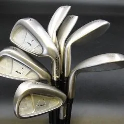 Set Of 7 X TaylorMade OS Rac Irons 5-SW Stiff Graphite Shafts TaylorMade Grips
