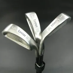 Ladies Set Of 3 X Lynx Tigress G Irons 3-5 Regular Graphite Shafts Lynx Grips