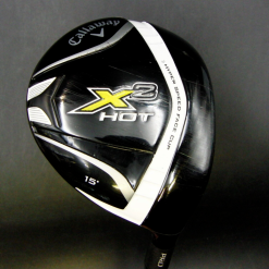 Callaway X2 Hot Pro 15° 3 Wood Stiff Graphite Shaft Iomic Grip