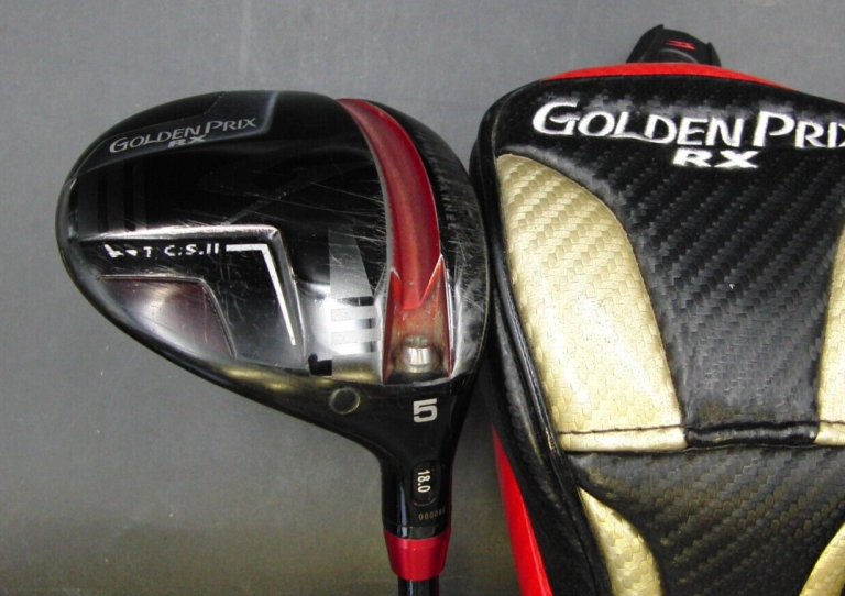 Japanese Golden Prix RX 18° 5 Wood Regular Graphite Shaft & Headcover 4 Japanese Golden Prix RX 18° 5 Wood Regular Graphite Shaft & Headcover - Image 2