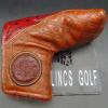 Luxury PSYKO GOLF Ostrich Genuine Leather Putter Head Cover -Clubs Sales Shop 32 321bd638 c4ee 470a 87cc 7612b2a28fe8