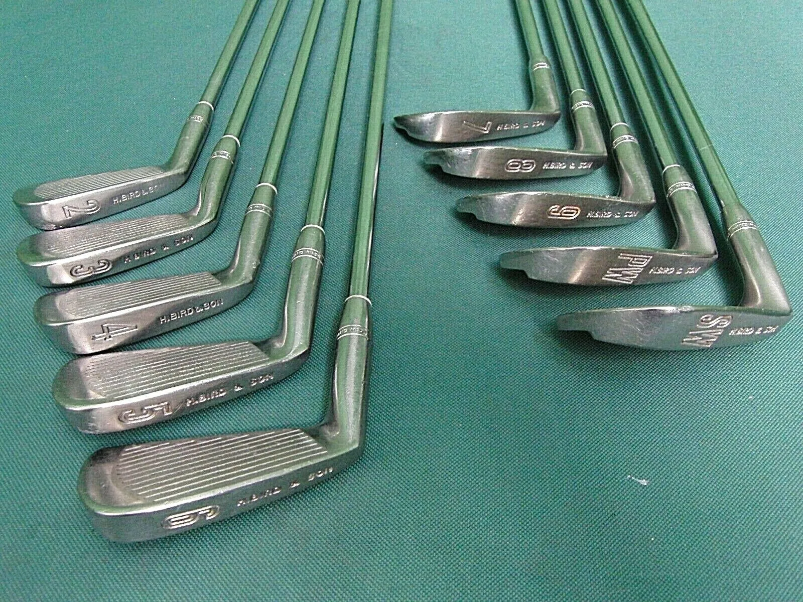 Set Of 10 X H BIRD & SON THUNDERBIRD S.D.L. Irons 2-SW Regular Steel Shafts 6 Set Of 10 X H BIRD & SON THUNDERBIRD S.D.L. Irons 2-SW Regular Steel Shafts - Image 4