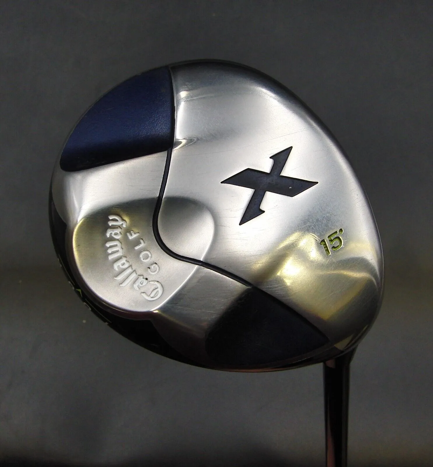 Callaway Golf X 15° 3 Wood Regular Graphite Shaft Perfect Pro Grip 3 Callaway Golf X 15° 3 Wood Regular Graphite Shaft Perfect Pro Grip