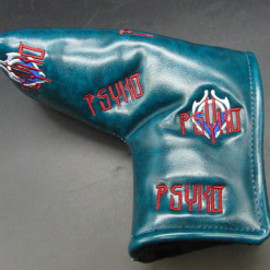 Luxury PSYKO GOLF Embroidered Genuine Leather Putter Head Cover -Clubs Sales Shop 32 3c732e1a 8828 459f 85d9 46ca04b8f2fd