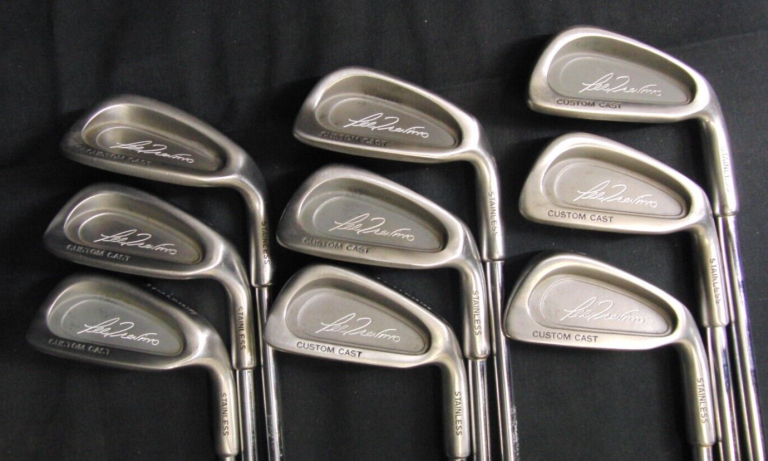 Vintage Set Of 9 X Spalding Lee Trevino Irons 3-SW Regular Steel Shafts 5 Vintage Set Of 9 X Spalding Lee Trevino Irons 3-SW Regular Steel Shafts - Image 3