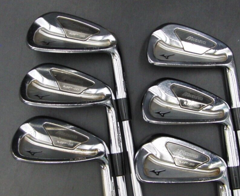 Set Of 6 X Mizuno MP-59 Grain Flow Forged Irons 5-PW Regular Steel Shafts 4 Set Of 6 X Mizuno MP-59 Grain Flow Forged Irons 5-PW Regular Steel Shafts - Image 2