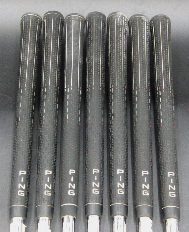 Set Of 7 X Ping S55 Yellow Dot Irons 4-PW Stiff Steel Shafts Ping Grips 9 Set Of 7 X Ping S55 Yellow Dot Irons 4-PW Stiff Steel Shafts Ping Grips - Image 7