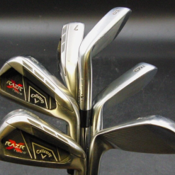 Combo Set Of 6 X Callaway RAZR X Tour & Forged Irons 5-PW Stiff Steel Shafts
