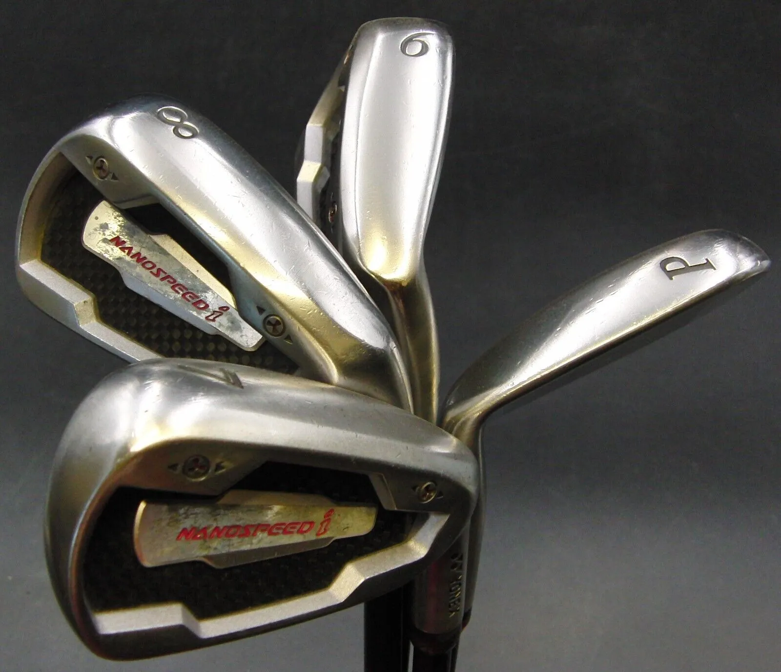 Ladies Set Of 4x Yonex Nanospeed Irons 7-PW Ladies Graphite Shafts Burrows Grips 3 Ladies Set Of 4x Yonex Nanospeed Irons 7-PW Ladies Graphite Shafts Burrows Grips