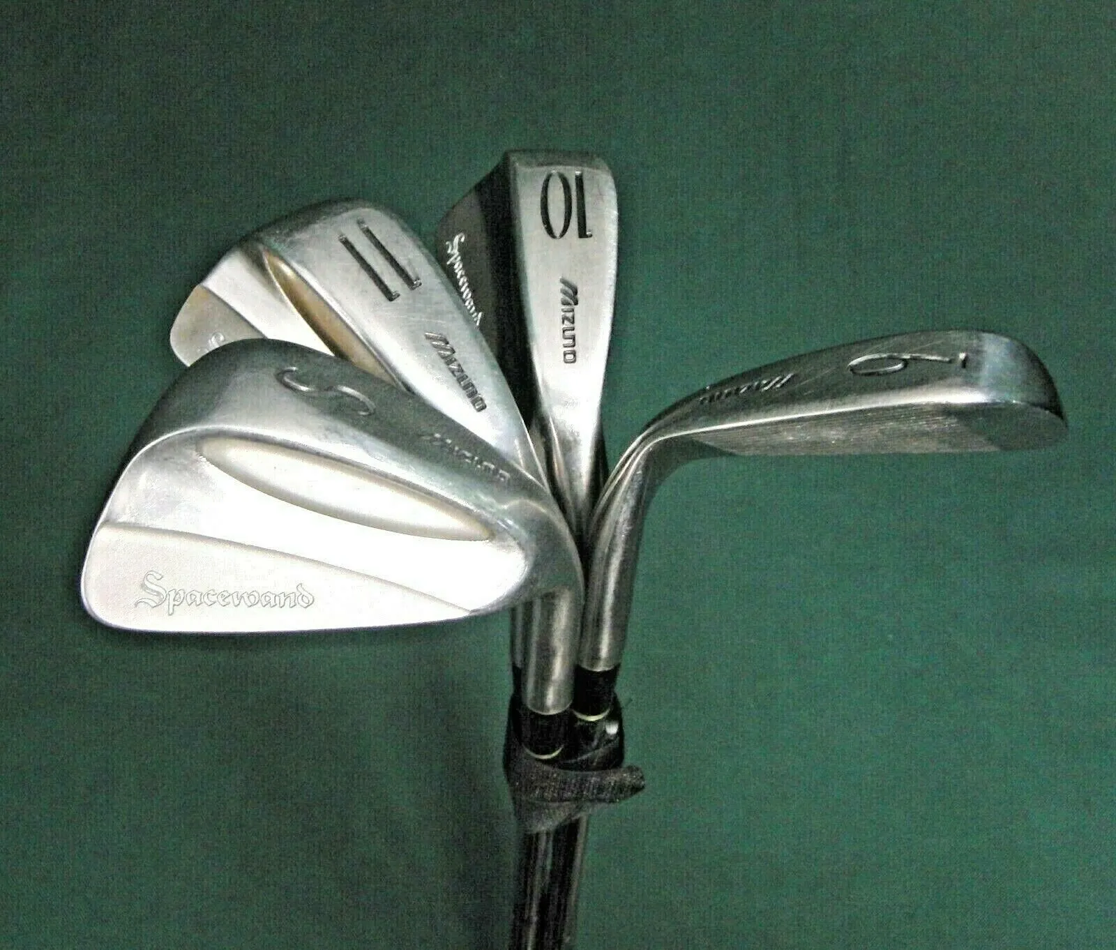 Set Of 4 X Mizuno S Pacewand Irons 9-SW Regular Steel Shafts Mizuno Grips 3 Set Of 4 X Mizuno S Pacewand Irons 9-SW Regular Steel Shafts Mizuno Grips