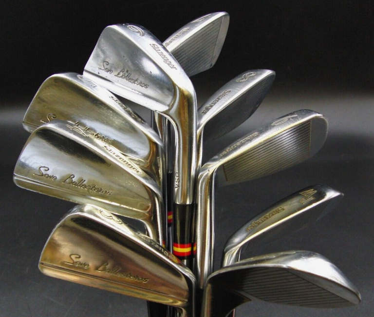 Set Of 9 X Slazenger Seve Ballesteros USA Irons 3-SW Regular Steel Shafts 3 Set Of 9 X Slazenger Seve Ballesteros USA Irons 3-SW Regular Steel Shafts