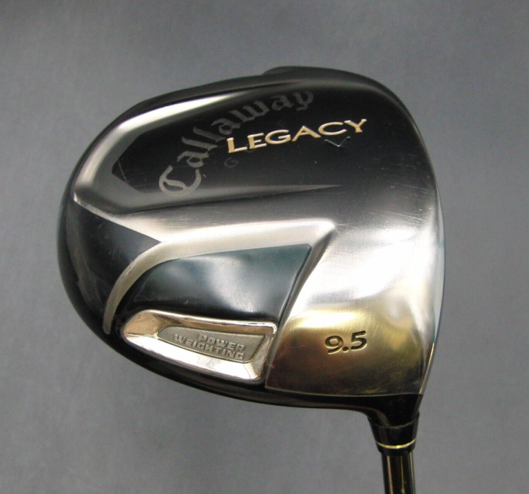 Callaway Legacy V 9.5° Driver Stiff Flex Graphite Shaft Golf Pride Grip 3 Callaway Legacy V 9.5° Driver Stiff Flex Graphite Shaft Golf Pride Grip
