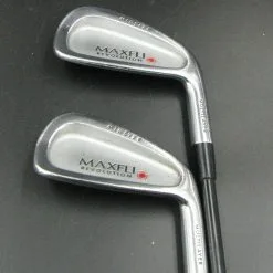 Set Of 2 X Maxfli Revolution Irons 4 & 6 Regular Graphite Shaft Golf Smith Grip