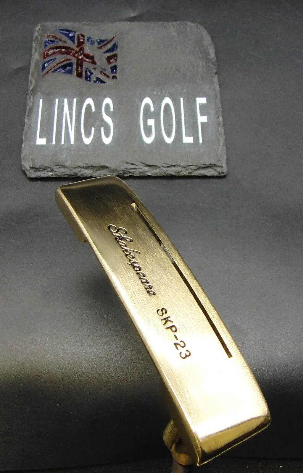 Shakespeare SKP-23 Putter 85cm Playing Length Steel Shaft Pro Grip 3 Shakespeare SKP-23 Putter 85cm Playing Length Steel Shaft Pro Grip