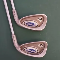 Set Of 2 X Ping I5 Black Dot Irons 6 & 8 Stiff Steel Shaft Golf Pride Grip -Clubs Sales Shop 32 50bbc65a cfca 4056 bdc9 75c0876d62ff