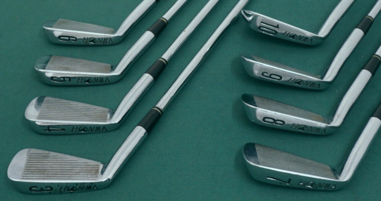 Set Of 8 X Honma FE-700 Prancer Irons 3-10 Regular Steel Shafts Honma Grips 6 Set Of 8 X Honma FE-700 Prancer Irons 3-10 Regular Steel Shafts Honma Grips - Image 4
