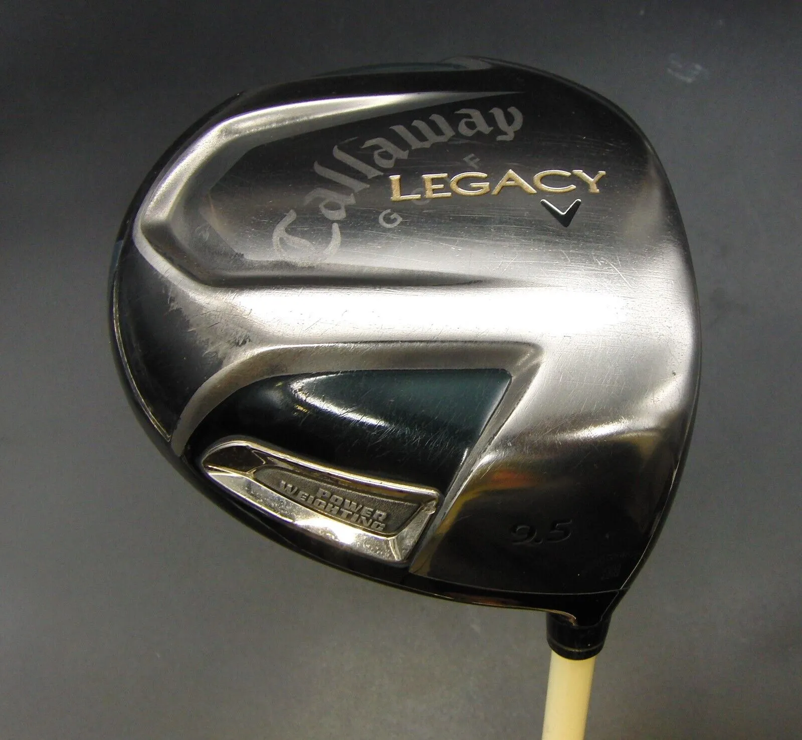 Callaway Legacy 9.5° Driver Stiff Graphite Shaft Golf Pride Grip 3 Callaway Legacy 9.5° Driver Stiff Graphite Shaft Golf Pride Grip