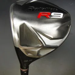 Left Handed Adjustable Taylormade R9 9.5° Driver Stiff Graphite Shaft