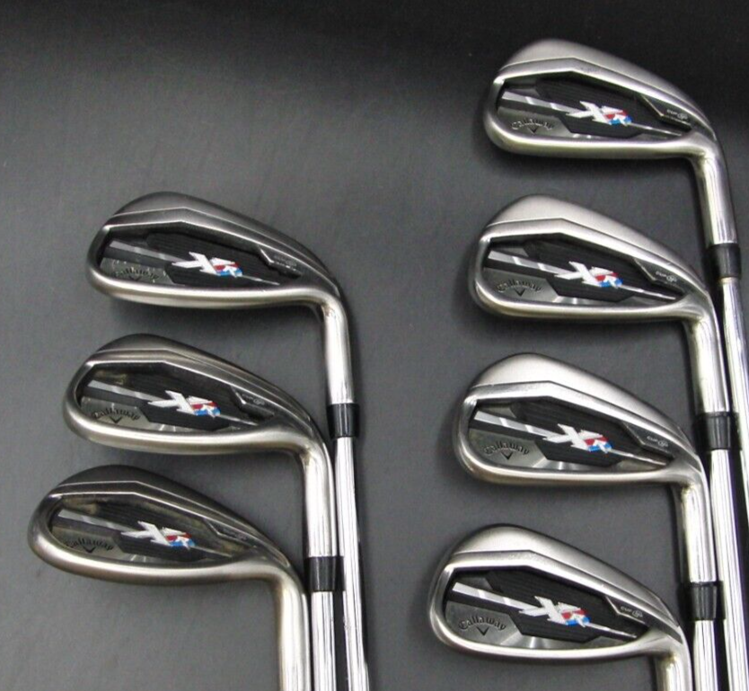 Set Of 7 X Callaway XR Cup 360 Irons 5-SW Regular Steel Shafts Winn Grips +0.75" 4 Set Of 7 X Callaway XR Cup 360 Irons 5-SW Regular Steel Shafts Winn Grips +0.75" - Image 2